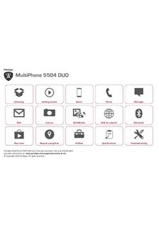 Prestigio Multiphone 5504 Duo manual. Tablet Instructions.